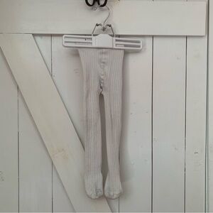 Girl's Footed Stockings White for Under Formal or Casual Dress